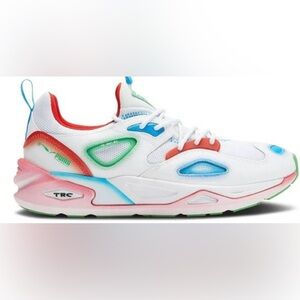 Puma TRC Blaze Neon KR Chance Sneakers 386783-01 White Size 10.5